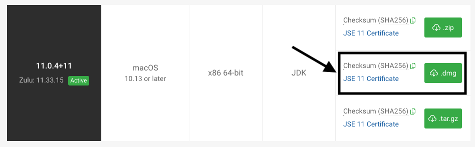 install zulu openjdk version 11 for dataloader